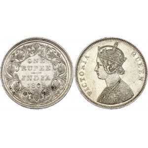 British India 1 Rupee 1862