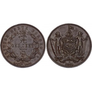 British North Borneo 1 Cent 1891 H