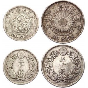 Japan 20 - 50 Sen 1898 - 1911