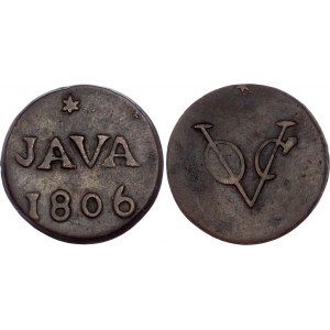 Netherlands East Indies Java 1 Duit 1806