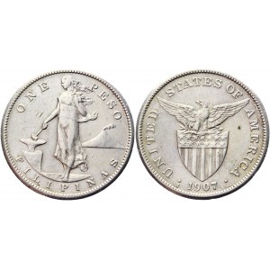 Philippines 1 Peso 1907 S