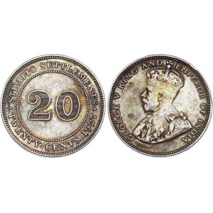 Straits Settlements 20 Cents 1927