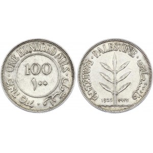 Palestine 100 Mils 1935