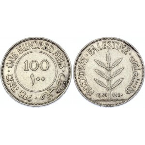 Palestine 100 Mils 1940