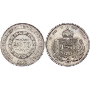 Brazil 2000 Reis 1865