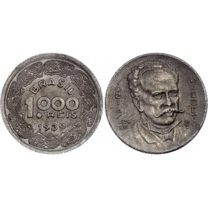 Brazil 1000 Reis 1939 Pattern