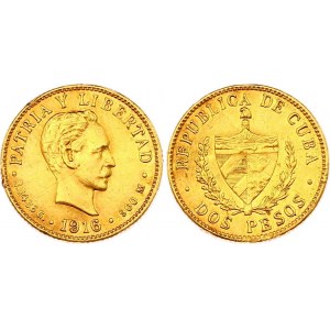 Cuba 2 Pesos 1916