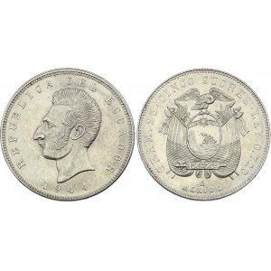 Ecuador 5 Sucres 1944 Mo