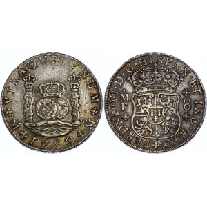 Mexico 8 Reales 1750 MF