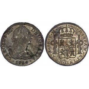 Mexico 8 Reales 1784 FM