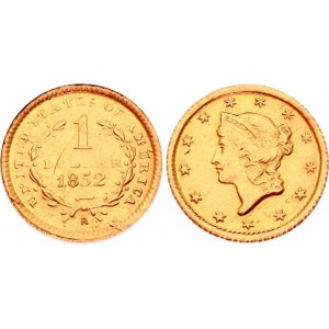 United States 1 Dollar 1852 R Collectors Copy