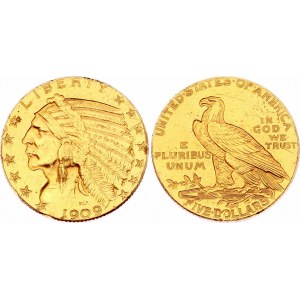 United States 5 Dollars 1909