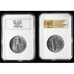 United States Half Dollar 1935 NGC MS6