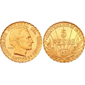 Uruguay 5 Pesos 1930