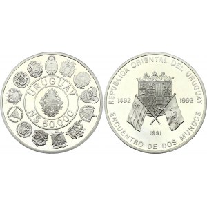 Uruguay 50000 Nuavos Pesos 1991
