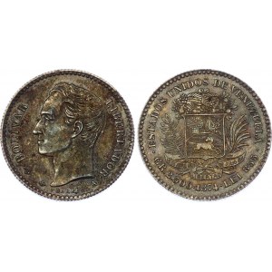 Venezuela 10 Centavos 1874 A Rare!
