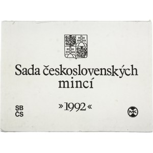 Czechoslovakia Official Annual Coin Set 1992