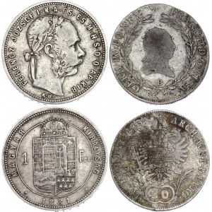 Austria - Hungary 1 Forint & 20 Kreuzer 1803 B - 1881 KB
