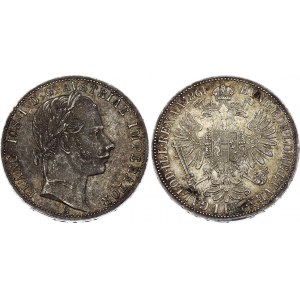 Austria 1 Florin 1861 A