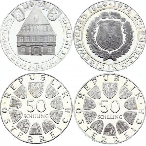 Austria 2 x 50 Schilling 1973 - 1974
