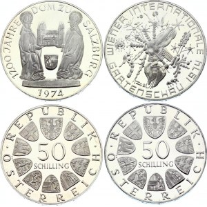 Austria 2 x 50 Schilling 1974