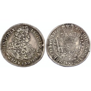 Hungary 1/2 Taler 1702 KB