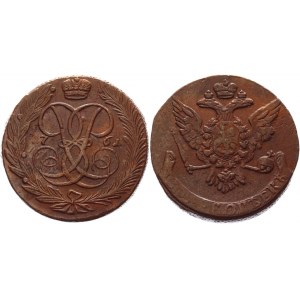 Russia 5 Kopeks 1761