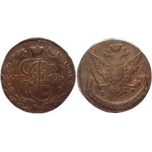 Russia 5 Kopeks 1768 EM