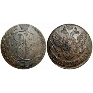 Russia 5 Kopeks 1788 EM