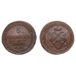 Russia 5 Kopeks 1808 EM RR