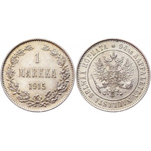 Russia - Finland 1 Markka 1915 S