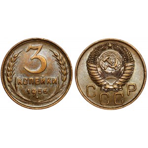 Russia - USSR 3 Kopeks 1956