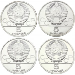 Russia - USSR 4 x 5 Roubles 1980