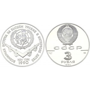 Russia - USSR 3 Roubles 1990