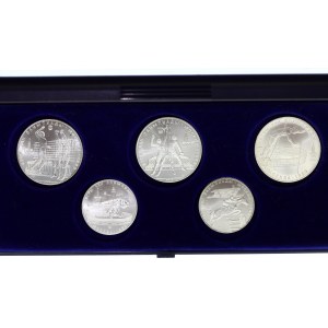Russia - USSR Set of 5 Silver Coins 1979