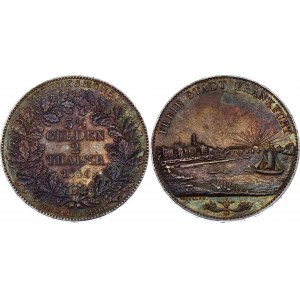 German States Frankfurt 2 Taler (3-1/2 Gulden) 1841