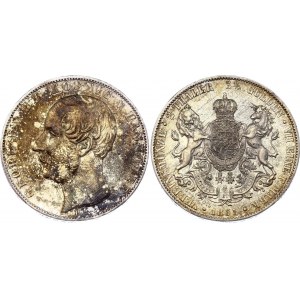 German States Hannover 2 Taler (3-1/2 Gulden) 1855 B
