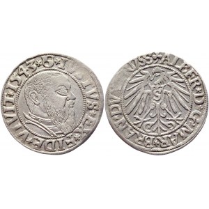 German States Prussia 1 Groschen 1543 Königsberg