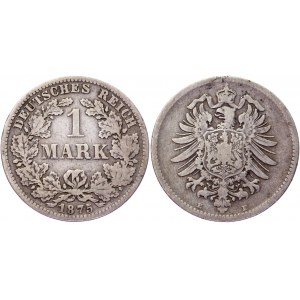 Germany - Empire 1 Mark 1875 E