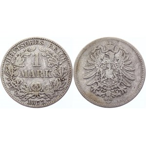 Germany - Empire 1 Mark 1877 D Key Date