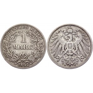 Germany - Empire 1 Mark 1892 E