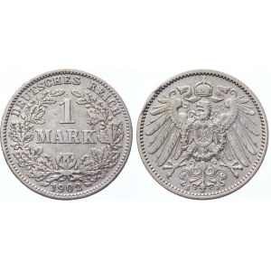 Germany - Empire 1 Mark 1902 J