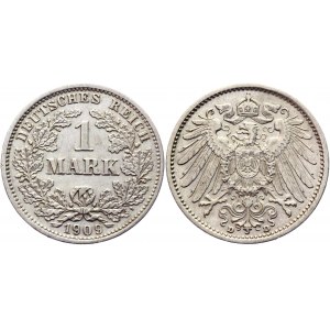 Germany - Empire 1 Mark 1909 D