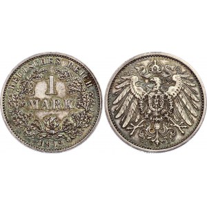 Germany - Empire 1 Mark 1912 J