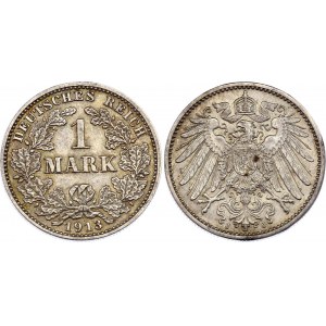 Germany - Empire 1 Mark 1913 J