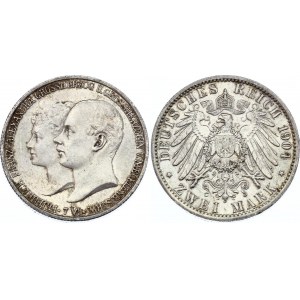 Germany - Empire Mecklenburg-Schwerin 2 Mark 1904 A