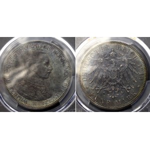 Germany - Empire Prussia 5 Mark 1913 A PCGS UNC