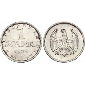 Germany - Weimar Republic 1 Mark 1924 A