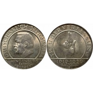 Germany - Weimar Republic 3 Reichsmark 1929 D