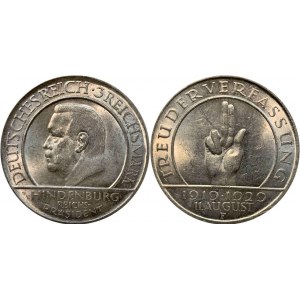 Germany - Weimar Republic 3 Reichsmark 1929 F